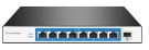 Foredge DAI1009XG неуправляемый коммутатор 8x2,5G, 1x10G, до 250 м