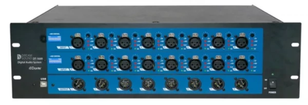 Dreamsound DT-168R интерфейс Dante 16x8