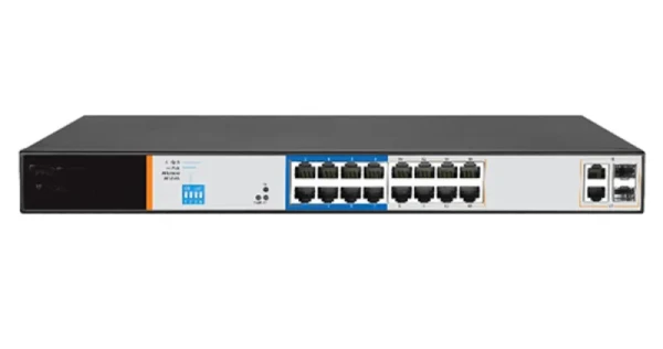 DSS DSAI1016 PoE-коммутатор 16х1Gбит/с, 2х1Gбит/с combo, PoE