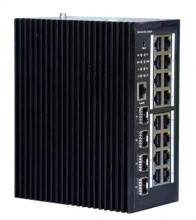 Foredge IS1016GPS-4F индустриальный коммутатор L2 16х1G, 2x1G SFP, POE