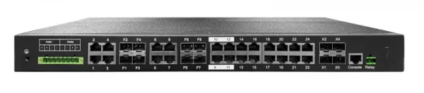 IS1024GPS-8F-4TF коммутатор L2 24х1G, 8x1G SFP, 4x10G SFP+, POE