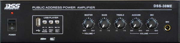 DSS-30ME микшер-усилитель c  MP3, 30 Вт/100 В
