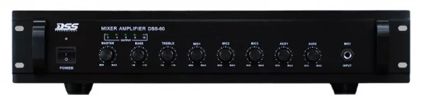 DSS-60 микшер-усилитель, 60 Вт/100 В