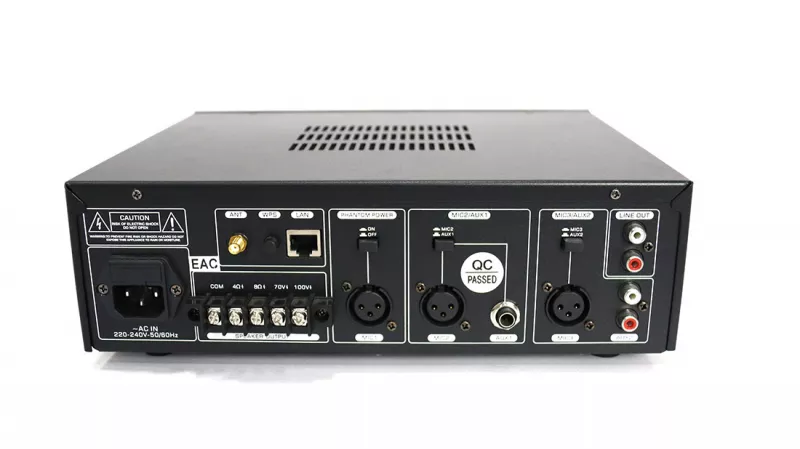 DSS-60WF усилитель 120 Вт/100В, WIFI, MP3, FM, Bluetooth, SD